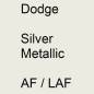 Preview: Dodge, Silver Metallic, AF / LAF.